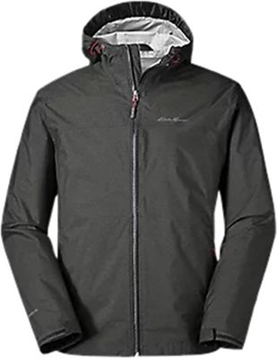 Eddie Bauer Men's Cloud Cap Rain Jacket - Medium - Dark Smoke Heather product image