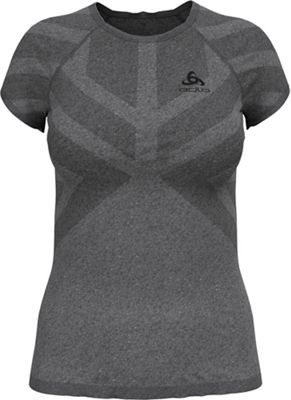 Odlo Women's Kinship Light BL Crew Neck SS Top - XL - Grey Melange product image