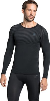 Odlo Men's Performance Light BL Crew Neck LS Top - XL - Black product image