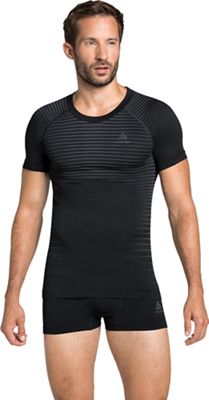 Odlo Men's Performance Light BL Crew Neck SS Top - XL - Black product image