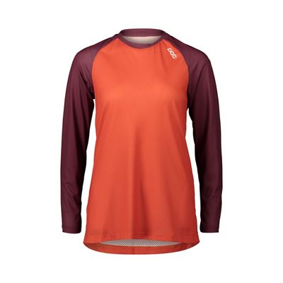 POC Sports Women's MTB Pure LS Jersey - XS - Propylene Red / Agate Red product image
