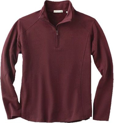 Tasc Women's Apex Fleece 1/4 Zip Top - Large - Garnet product image