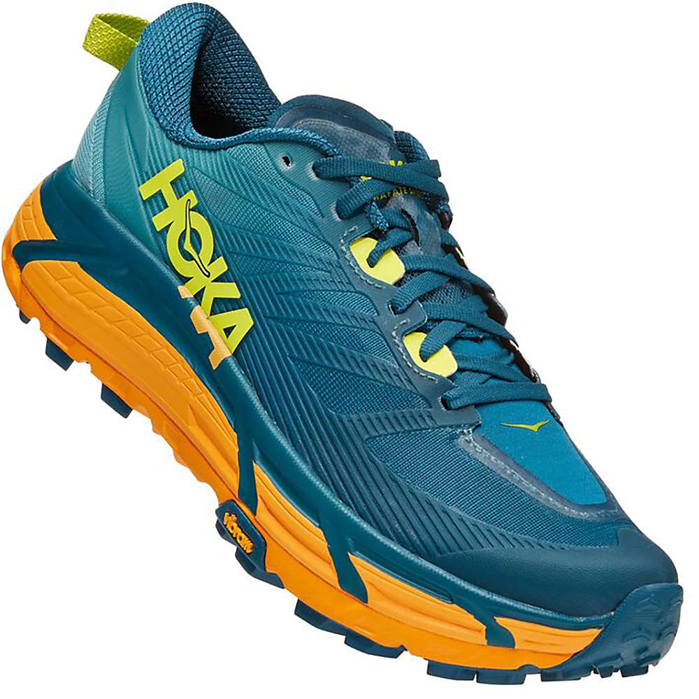 Hoka One One Men's Mafate Speed 3 Shoe - 9 - Coastal Shade / Radiant Yellow product image