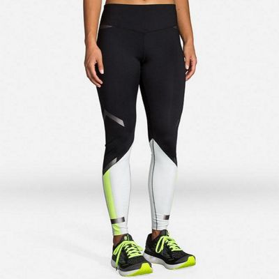 Brooks Women's Carbonite Tight - Medium - Black / Icy Grey / Nightlife product image
