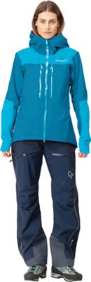 Norrona Women's Trollveggen GTX Pro Light Jacket - Large - Hawaiian surf / Aquarius product image