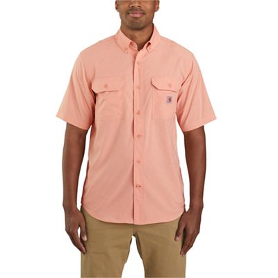 Carhartt Men's Force Relaxed Fit Lightweight SS Shirt - Large Regular - Burnt Sienna product image