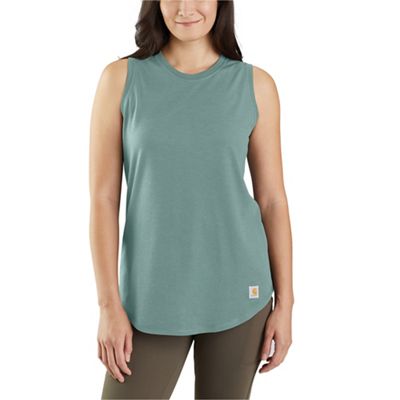 Carhartt Women's Force Relaxed Fit Midweight Tank Top - XS - Succulent Heather product image