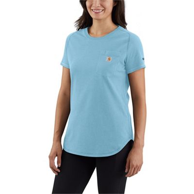 Carhartt Women's Force Relaxed Fit Midweight T-Shirt - Small - Powder Blue product image