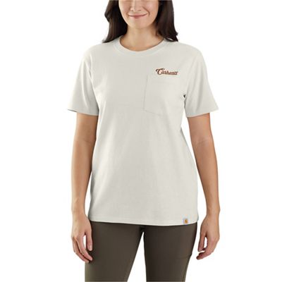 Carhartt Women's Loose Fit Heavyweight SS Pocket Script Graphic T-Shir - XXL - Malt product image