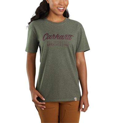 Carhartt Women's Loose Fit Heavyweight SS Crafted Graphic T-Shirt - XS - Basil Heather product image