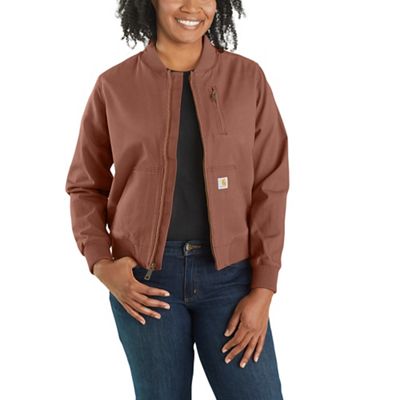 Carhartt Women's Rugged Flex Relaxed Fit Canvas Jacket - Small - Nutmeg product image