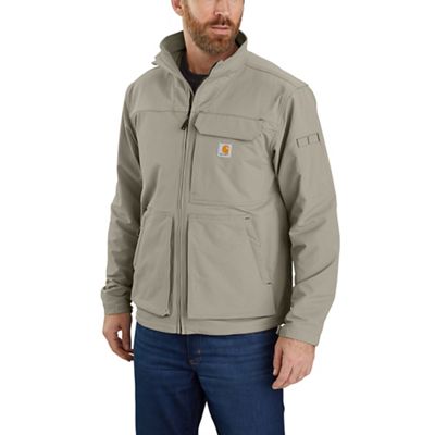 Carhartt Men's Super Dux Relaxed Fit Lightweight Mock-Neck Jacket - Medium Regular - Greige product image