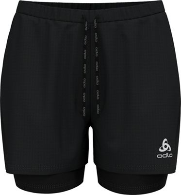 Odlo Women's Essential 5 Inch 2-In-1 Short - Large - Black product image