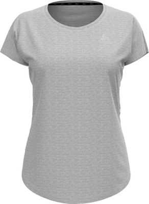 Odlo Women's Run Easy Linencool Crew Neck SS T-Shirt - Medium - Stone Grey Melange product image