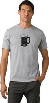 Prana Men's Beer Belly Journeyman Tee - Medium - Medium Heather Grey product image