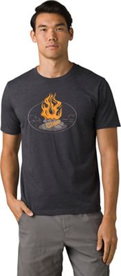 Prana Men's Camp Fire Journeyman 2 Tee - Small - Charcoal Heather product image