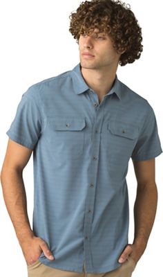 Prana Men's Cayman Shirt - Small - Blue Note product image