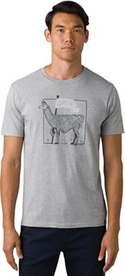 Prana Men's Como Te Llama Journeyman 2 Tee - XL - Medium Heather Grey product image