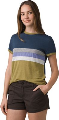 Prana Women's Cozy Up Ringer Tee - XL - Nautical product image