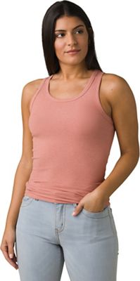 Prana Women's Foundation Rib Tank - Large - Cloud Blush Heather product image