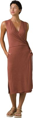 Prana Women's Foundation Wrap Dress - XL - Terra Heather product image