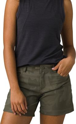 Prana Women's Halle II 7 Inch Short - 10 - Sage Camo product image