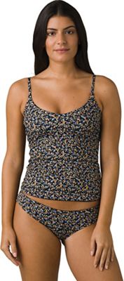Prana Women's Jess Reversible Tankini - Medium - Black Petals product image