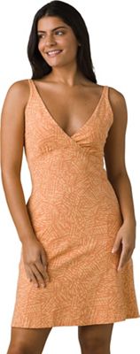 Prana Women's June Lake Dress - Large - Baked Apricot Shadow product image