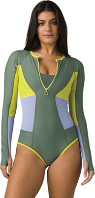 Prana Women's Mckalya One Piece - Small - Army Green Colorblock product image