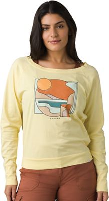 Prana Women's Organic Graphic LS Top - Small - Sunlight Torrey product image