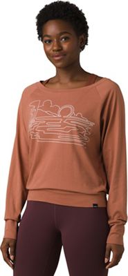 Prana Women's Organic Graphic LS Top - Large - Terra One Line product image