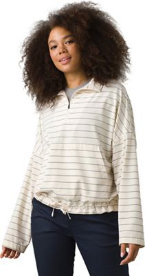 Prana Women's Railay Pullover - Small - Soft White Stripe product image