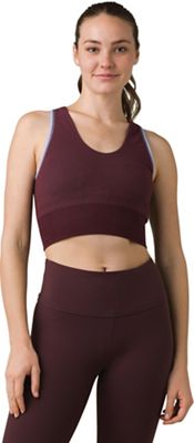 Prana Women's Sopra Seamless Crop Top - Small - Rich Cocoa product image