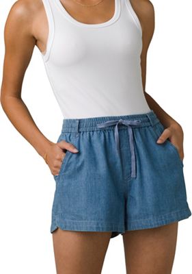 Prana Women's Sunrise Peak 3 Inch Short - Large - Washed Blue product image