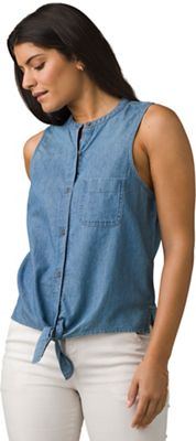 Prana Women's Sunrise Peak Top - Medium - Washed Blue product image