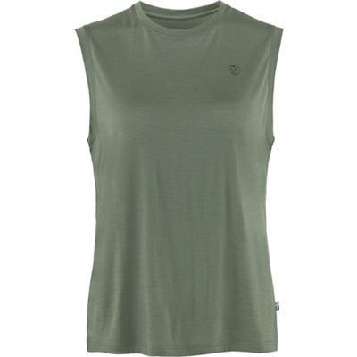 Fjallraven Women's Abisko Wool Tank Top - Small - Patina Green product image