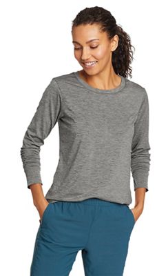Eddie Bauer First Ascent Women's Resolution Guide LS Tee - Large - Dark Smoke product image