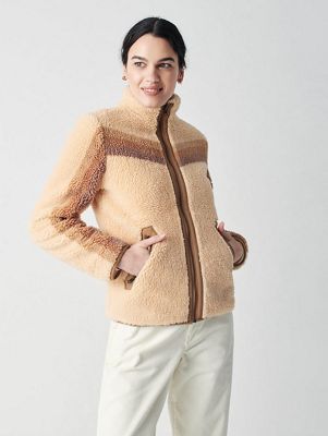 Faherty Women's Apres Dream Fleece Jacket - Medium - Tahoe Brown product image