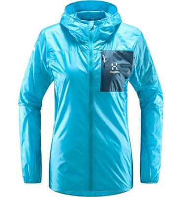 Haglofs Women's L.I.M Shield Hoodie - Small - Maui Blue / Dark Ocean product image