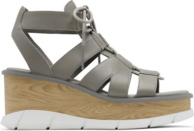 Sorel Women's Joanie III Lace Sandal - 7.5 - Chrome Grey / White product image