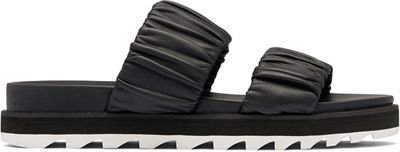 Sorel Women's Roaming Two Strap Slide - 7 - Black / Chalk product image