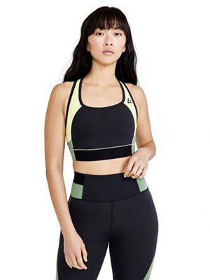 Craft Sportswear Women's PRO Charge Blocked Sport Top - Small - Giallo / Black product image