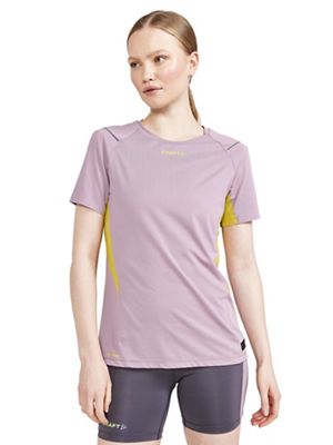 Craft Sportswear Women's PRO Hypervent SS Tee - Large - Gerbera / Cress product image