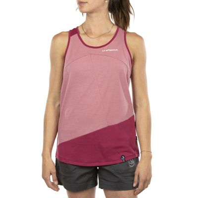 La Sportiva Women's Charm Tank - Small - Blush / Red Plum product image