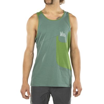 La Sportiva Men's Dude Tank - Medium - Pine / Kale product image
