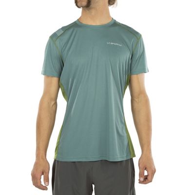 La Sportiva Men's Synth T-Shirt - Medium - Pine / Kale product image