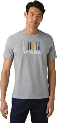 Prana Men's prAna Pride Mountain SS Tee - XXL - Medium Heather Gray product image