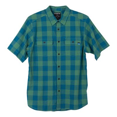 KAVU Men's Faze Daze Shirt - Small - Wavelife Check product image
