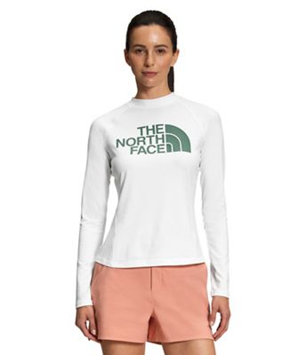The North Face Women's Class V Water Top - Large - TNF White/Laurel Wreath Green product image