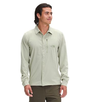 UPC 196011000211 product image for The North Face Men's First Trail UPF LS Shirt - Small - Tea Green | upcitemdb.com